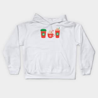 Winter Cozy Coffee Kids Hoodie